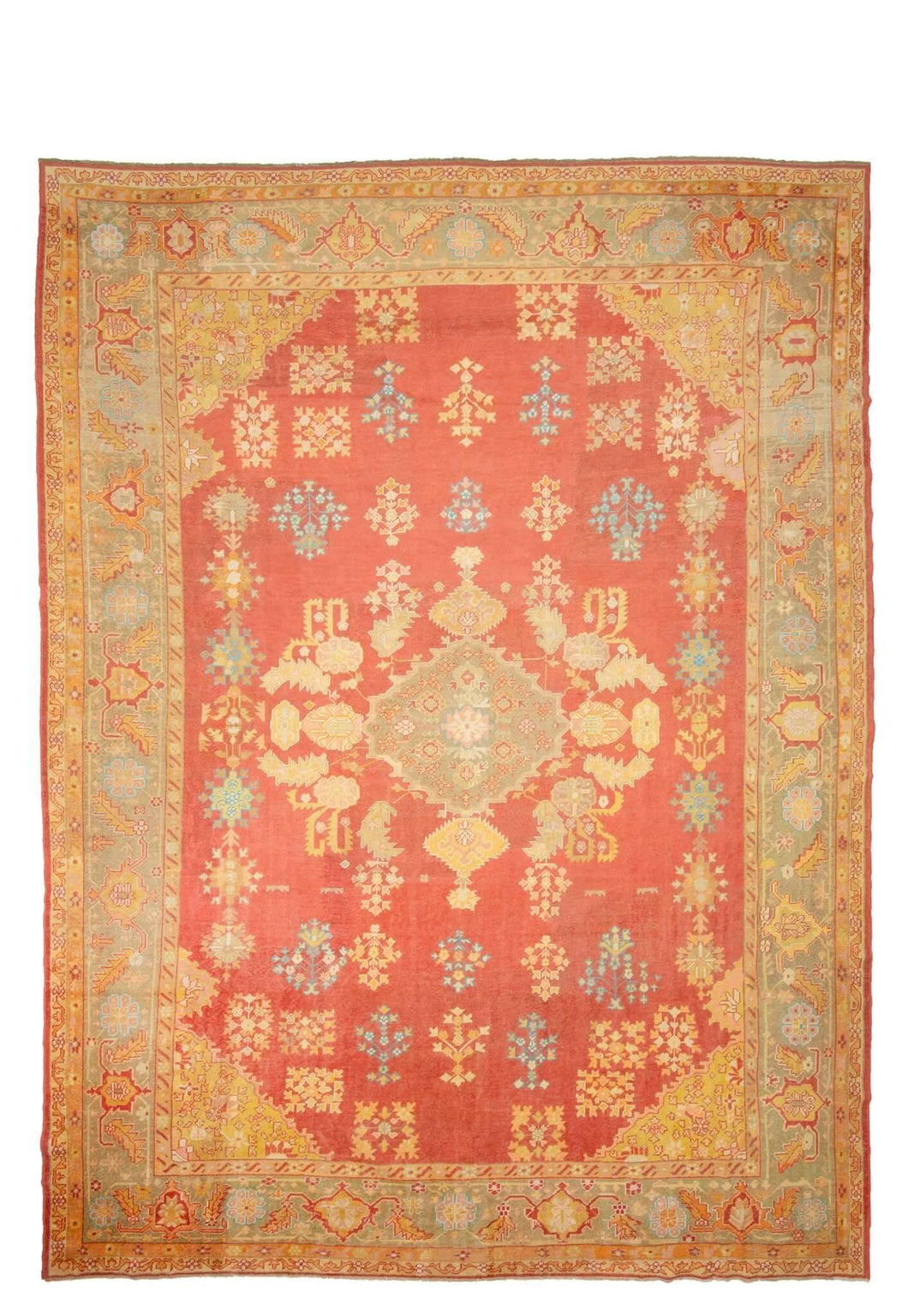 13x18 Old & Vintage Oushak Area Rug