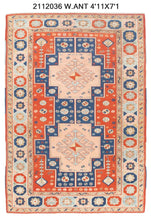 5x7 Old & Vintage Turkish Area Rug