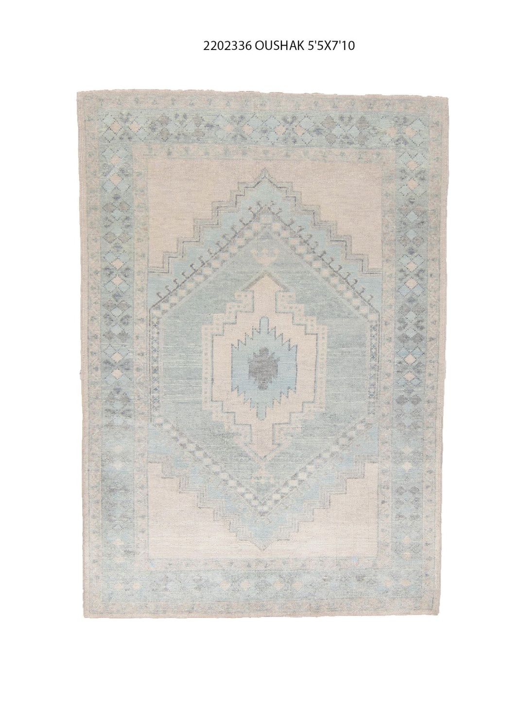 5x8 Moden Oushak Area Rug