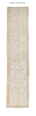 2x11 Old & Vintage Turkish Area Runnerrug