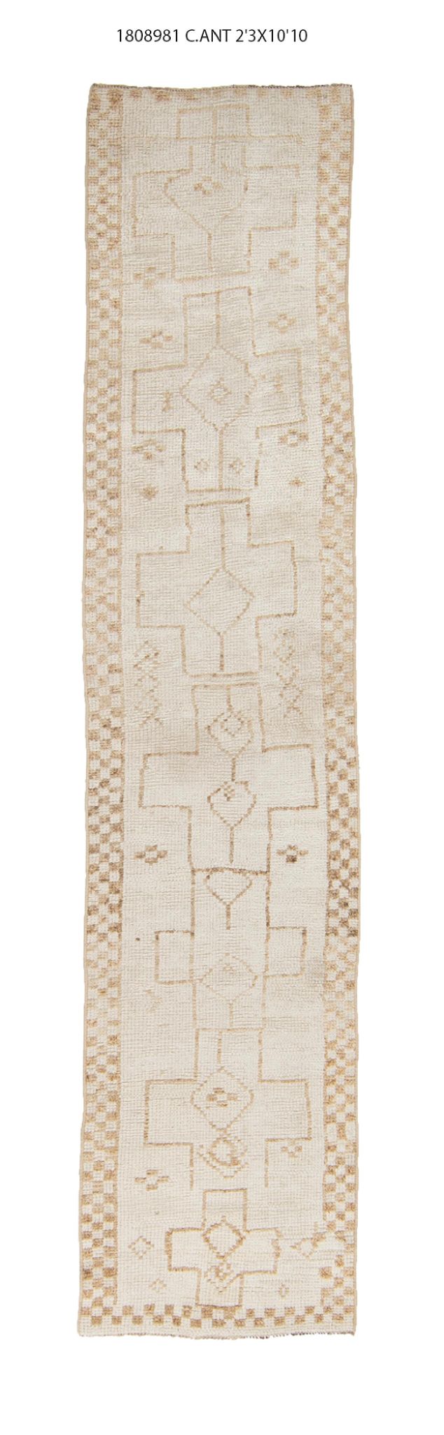 2x11 Old & Vintage Turkish Area Runnerrug