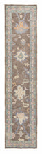 2x12 Colorful Modern Oushak Runner Rug