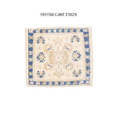 2x2 Old & Vintage Turkish Area Rug