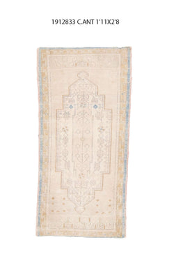 2x3 Old & Vintage Tukish Area Rug