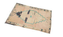 2x3 Old & Vintage Turkish Area Rug