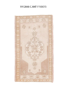 2x3 Old & Vintage Turkish Area Rug