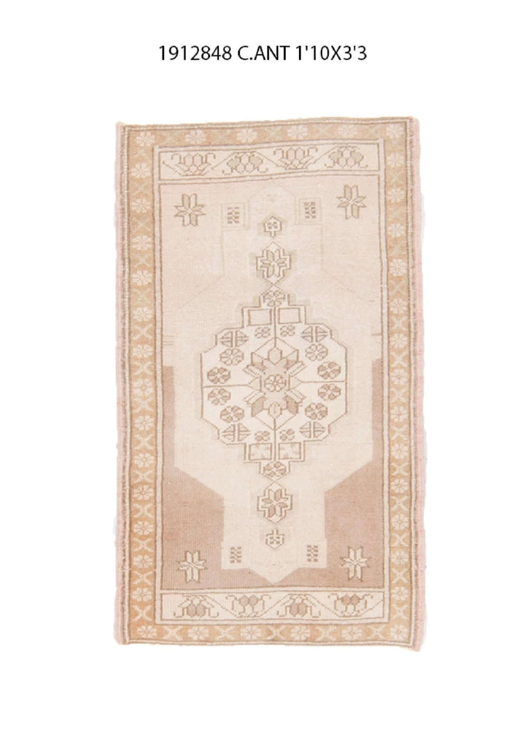 2x3 Old & Vintage Turkish Area Rug