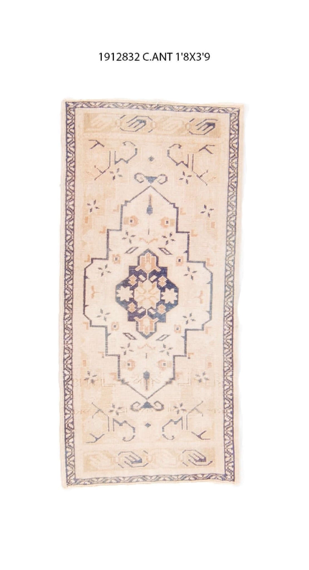 2x4 Old & Vintage Tukish Area Rug