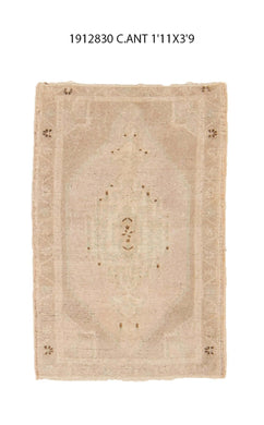 2x4 Old & Vintage Tukish Area Rug