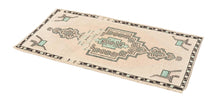 2x4 Old & Vintage Turkish Area Rug