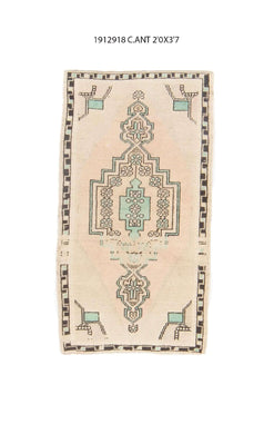 2x4 Old & Vintage Turkish Area Rug