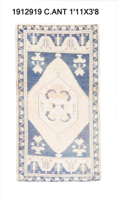2x4 Old & Vintage Turkish Area Rug