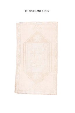 2x4 Old & Vintage Turkish Area Rug