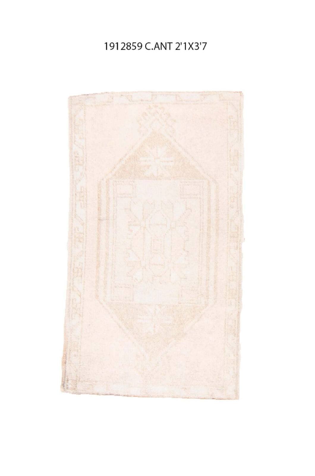 2x4 Old & Vintage Turkish Area Rug