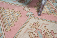 2x9 Colorful Old & Vintage Turkish Runner Rug