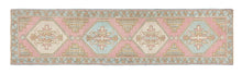 2x9 Colorful Old & Vintage Turkish Runner Rug