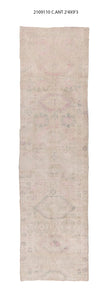2x9 Old & Vintage Turkish Area Runner Rug