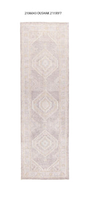 3x10 Modern Oushak Area Runner Rug