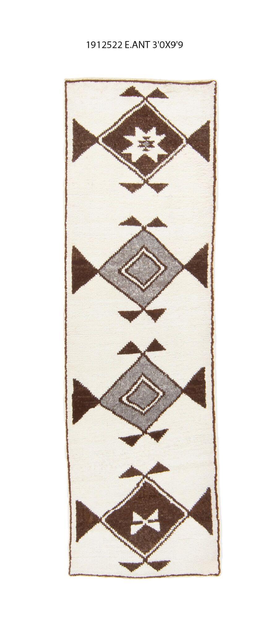 3x10 Old & Vintage Tukish Area Runner Rug