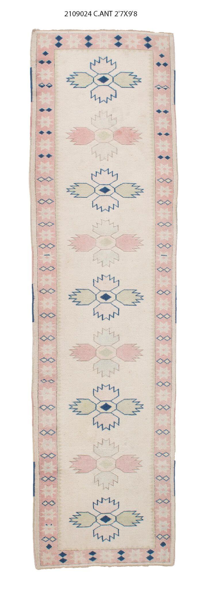 3x10 Old & Vintage Turkish Area Runner Rug