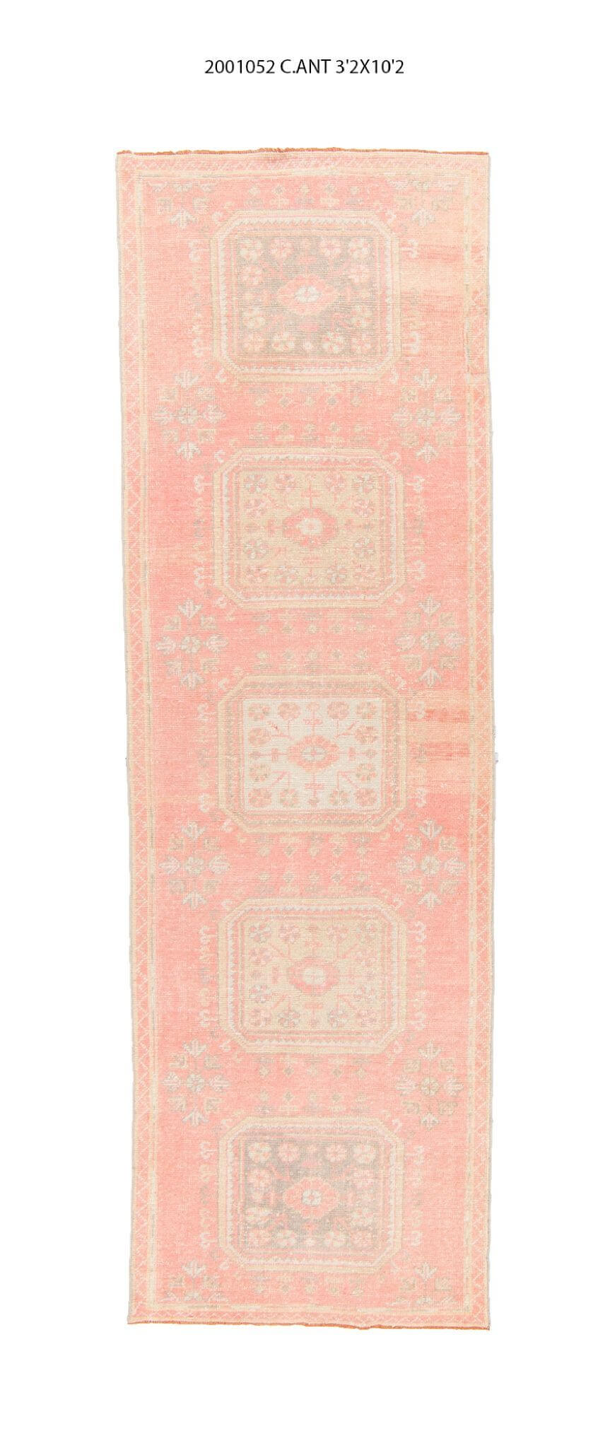 3x10 Old & Vintage Turkish Area Runner Rug