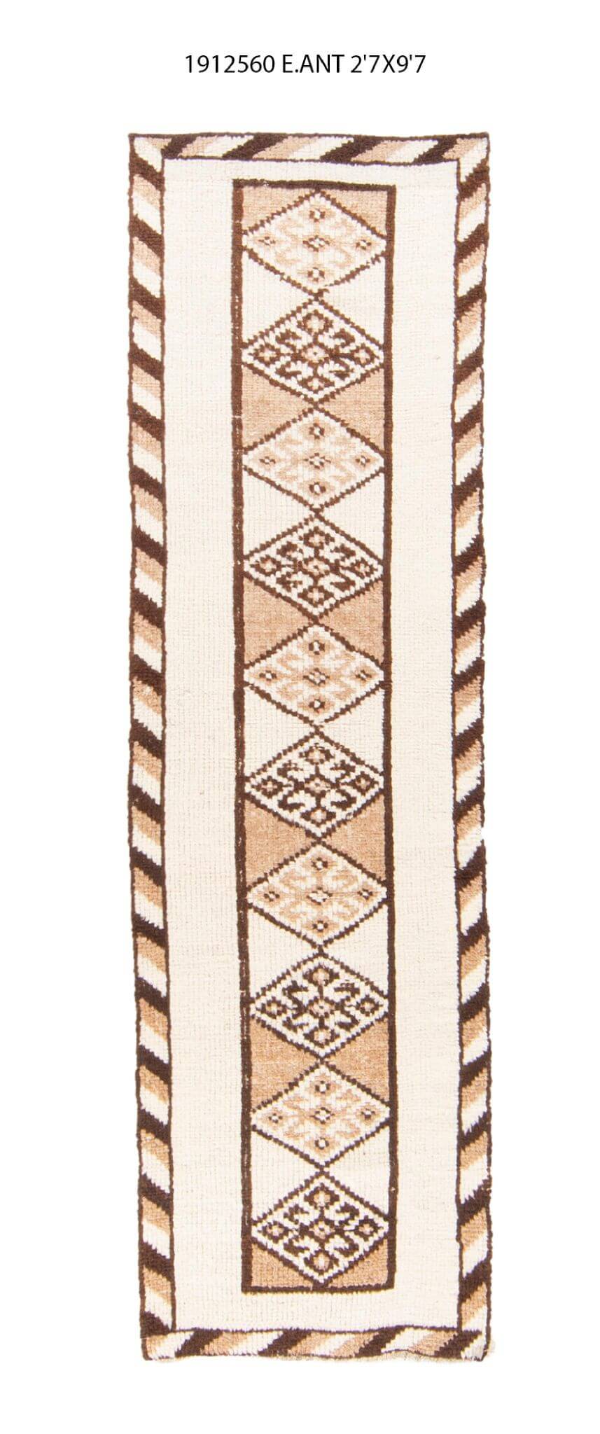 3x10 Old & Vintage Turkish Area Runner Rug