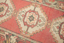 3x10 Red Vintage Turkish Runner Rug