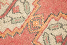 3x10 Red Vintage Turkish Runner Rug