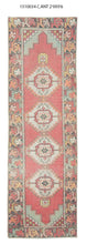 3x10 Red Vintage Turkish Runner Rug
