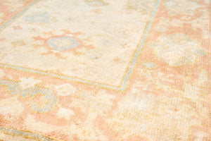3x10 Yellow Modern Oushak Runner Rug