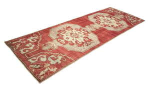 3x10 Red Old & Vintage Turkish Area Runner
