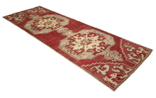 3x10 Red Old & Vintage Turkish Area Runner