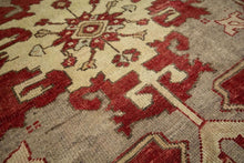 3x10 Red Old & Vintage Turkish Area Runner