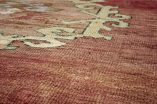 3x11 Colorful Old & Vintage Turkish Runner Rug
