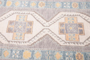 3x11 Modern Oushak Area Runner Rug