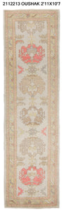 3x11 Modern Oushak Area Runner Rug
