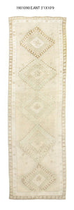 3x11 Old & Vintage Turkish Area Runner Rug