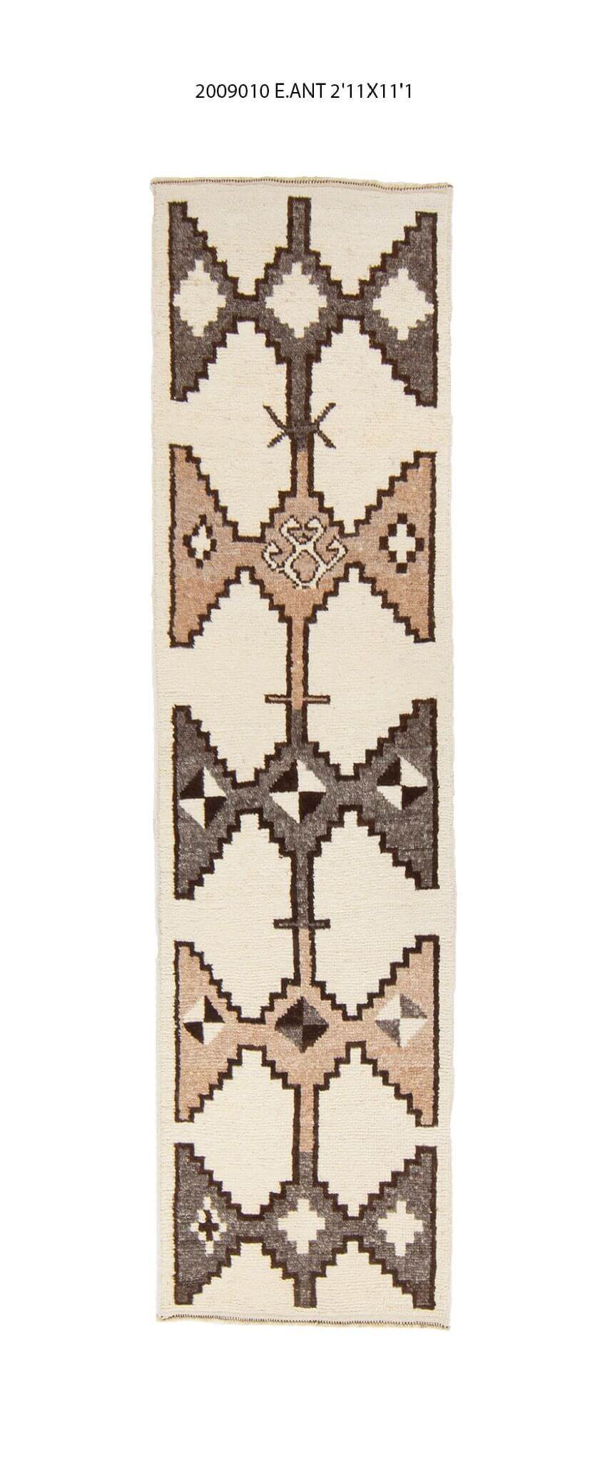 3x11 Old & Vintage Turkish Area Runner Rug