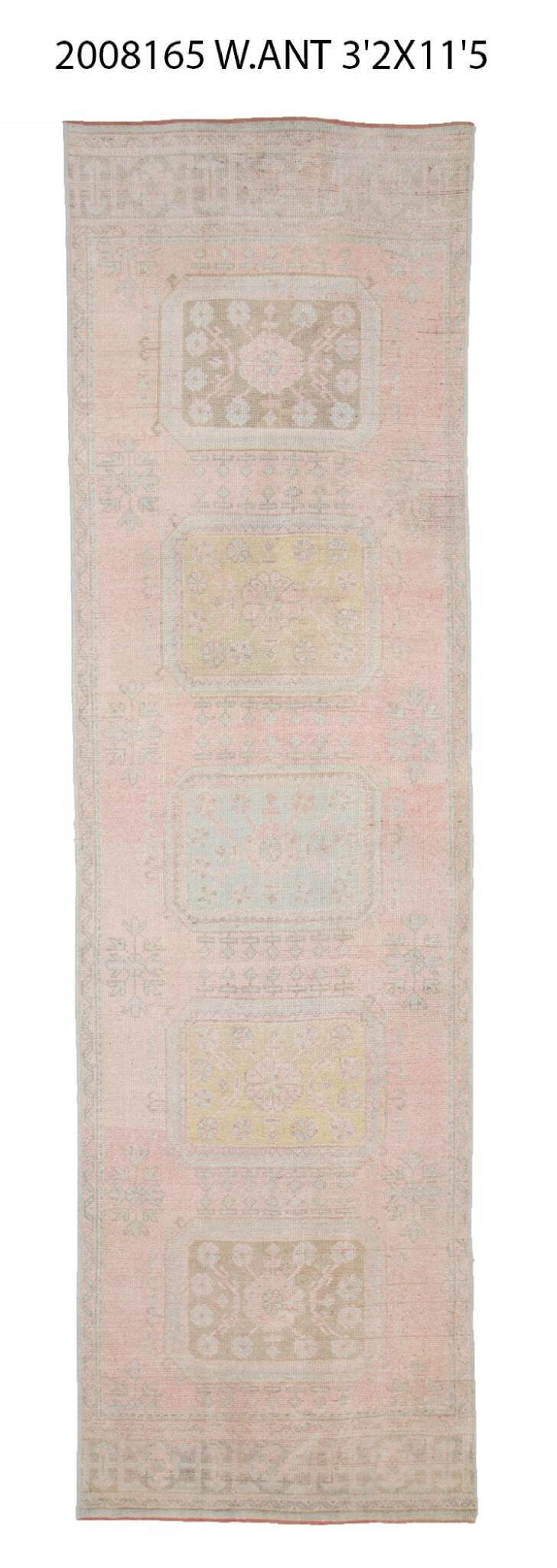 3x11 Old & Vintage Turkish Area Runner