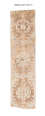 3x11 Old & Vintage Turksih Area Runner Rug