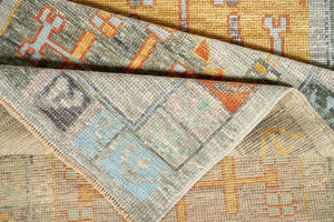 3x11 Soft Modern Oushak Runner Rug