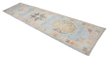 3x12 Modern Oushak Area Runner Rug
