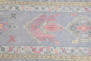 3x12 Modern Oushak Area Runner Rug