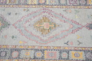 3x12 Modern Oushak Area Runner Rug