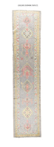 3x12 Modern Oushak Area Runner Rug