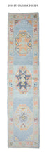 3x12 Modern Oushak Area Runner Rug