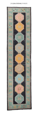 3x12 Modern Oushak Area Runnur Rug