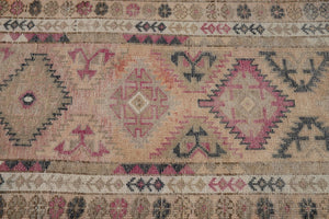 3x12 Old & Vintage Turkish Area Runner Rug