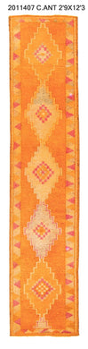 3x12 Old & Vintage Turkish Area Runner Rug