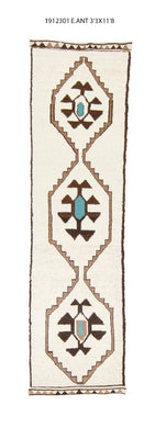 3x12 Old & Vintage Turkish Area Runner Rug